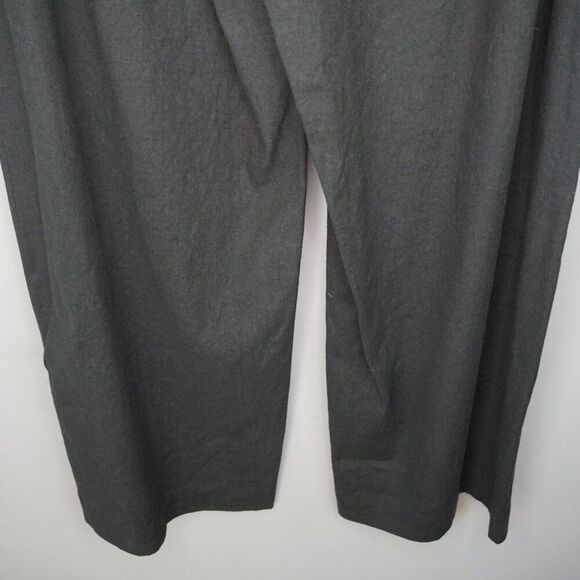 New Vince Linen Blend Pull On Pant in Black size XL (16) $395 - Picture 14 of 16